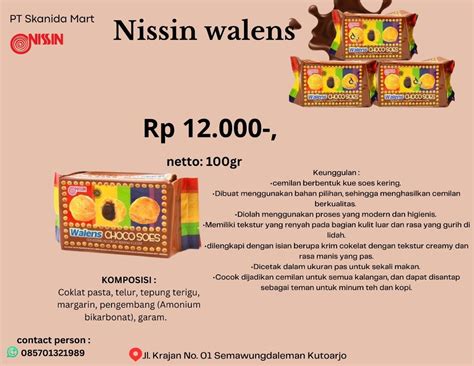 Nissin Walens Choco Soes On Carousell