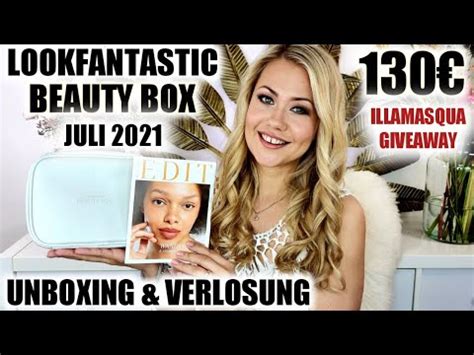 LOOKFANTASTIC Beauty Box Juli 2021 Unboxing MEGA Verlosung YouTube