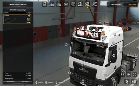 Lightbox For Man Tgx 2020 Ets2 Mods