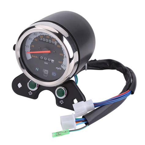 Buy V Universal Motorcycle Speedometer Dual Odometer Speedometer