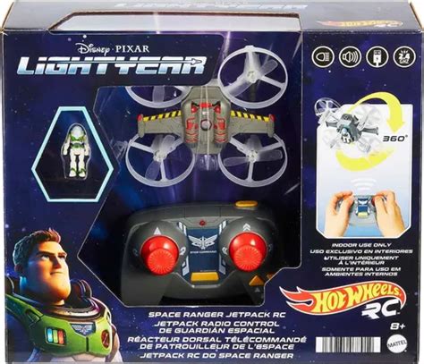 Hot Wheels Space Ranger Jetpack Rc Disney Pixar Lightyear Cor Cinza Mercadolivre