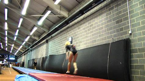 Gymnastics Tumbling Round Off Whip Youtube