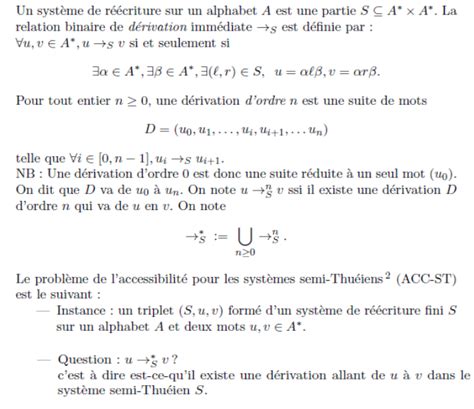 Calculabilité Problème De Prost Cas Simple