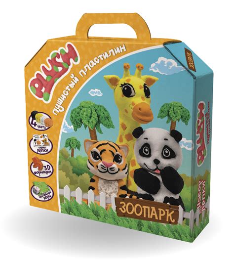 PLUSH Игровой набор «Зоопарк» - купить в интернет-магазине пластилин ...