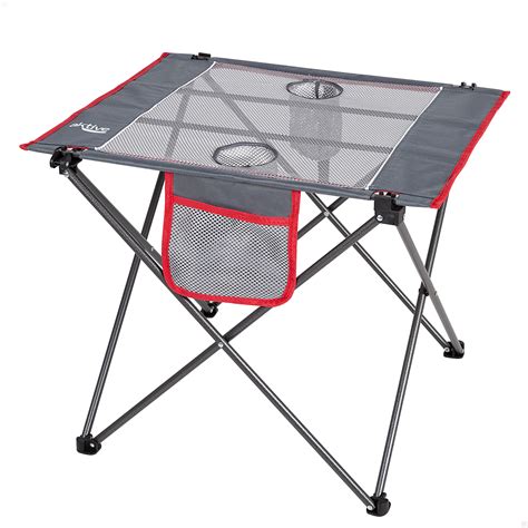 Mesa Plegable Camping Antivuelco C Posavasos Distria