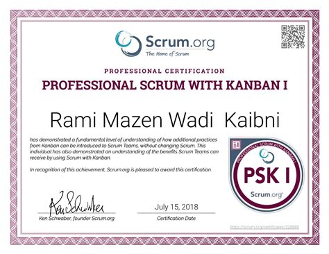 Professional Scrum With Kanban Psk I Rmk Coaching