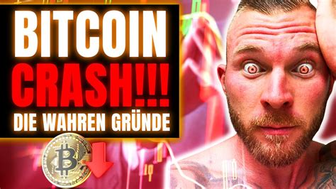 Bitcoin Crasht Und Zieht Kryptomarkt Runter ️😱 Was Sind Die Wahren