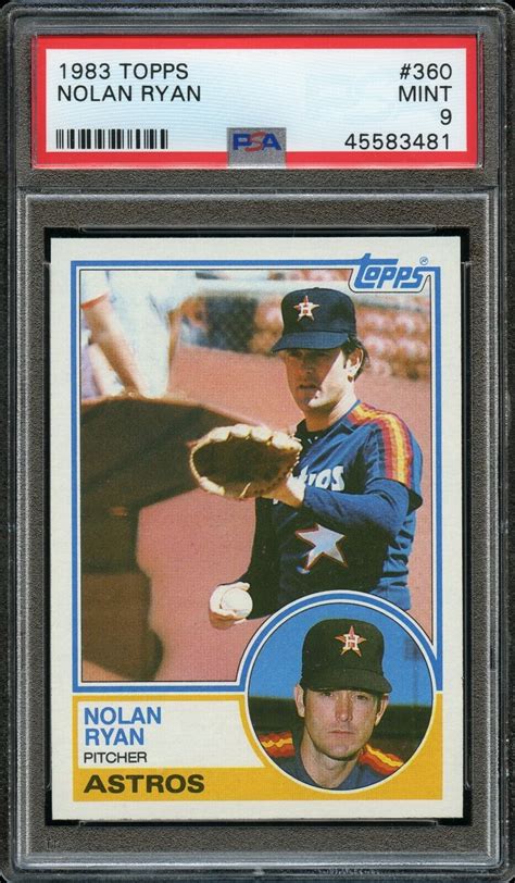 Nolan Ryan Topps Base Price Guide Sports Card Investor