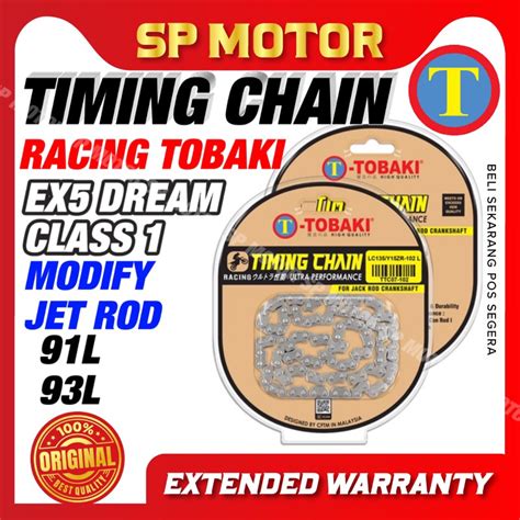 TOBAKI TIMING CHAIN 91L 93L EX5 EX5 DREAM EX5 CLASS 1 WAVE100