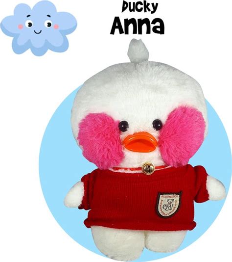 Ducky Anna Paper Duck Lalafanfan Eend Pluche Knuffel Cm Tiktok