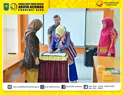 RSUD Arifin Achmad Provinsi Riau Gelar Sertijab Kepala Bagian Umum