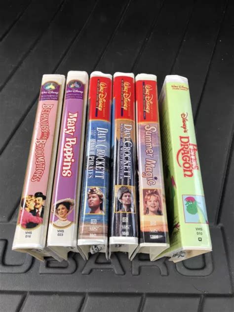 Lot De Films Walt Disney Cassettes Chef D Uvre Et Collection Diamant