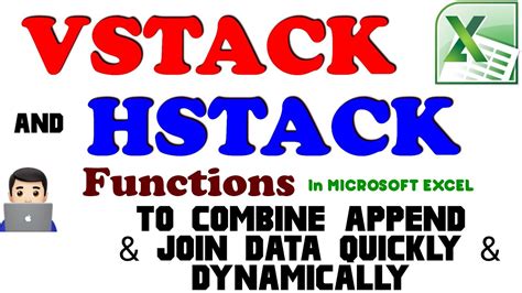 Vstack And Hstack Functions In Excel Combine Data Quickly And Dynamically From Multiple Ranges