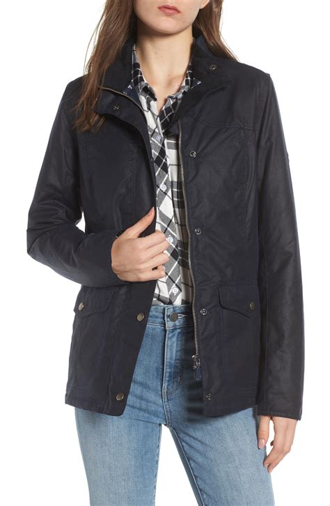 Lyst - Barbour Sandsend Waxed Cotton Utility Jacket in Blue