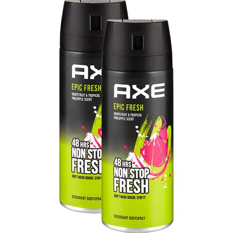 Axe Epic Fresh D Odorant Spray H Sans Sel D Aluminium Migros