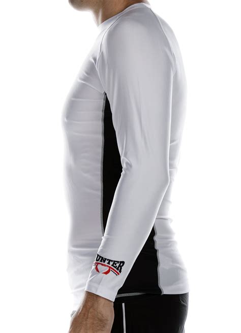 Rash Guard Hunter Manga Longa Branca