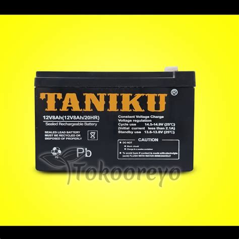 Jual BATTERY SPRAYER ELEKTRIK TANIKU 12V 8AH 20HR AKI KERING BATERAI