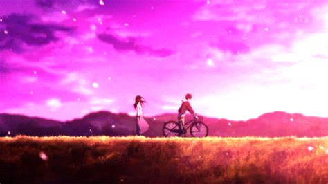 Anime Couples In The Sunset