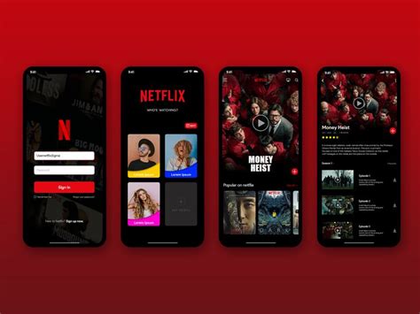 Netflix Redesign Ui Concept Mobile App Design Movie App Netflix