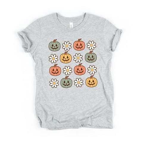 The Juniper Shop Pumpkin Daisies Kids Short Sleeve Tee : Target