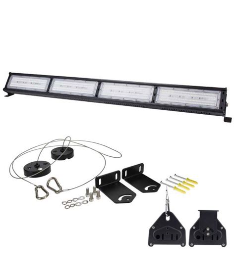 Campana Lineal Led Industrial W Kit Montaje