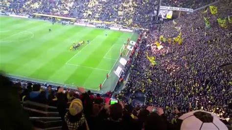 Stimmung Südtribüne Borussia Dortmund vs Schalke YouTube