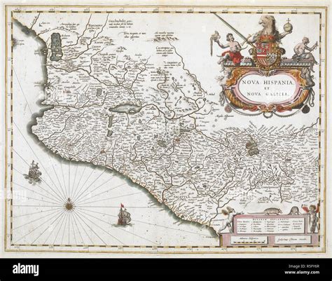 A map of New Spain and New Galicia. NOVA HISPANIA, ET NOVA GALICIA. [Amsterdam] : [Willem ...