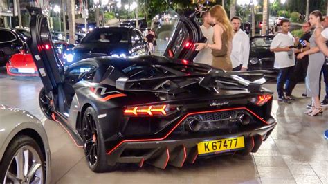 Supercars In Monaco Aventador Svj Ipe Slr Stirling Moss Ford Gt