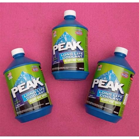 Peak Long Life Coolant 500ml Green Shopee Philippines