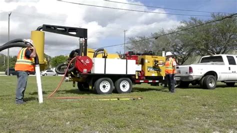 Air Excavation Vac Tron Air Series Excavator Demonstration Youtube