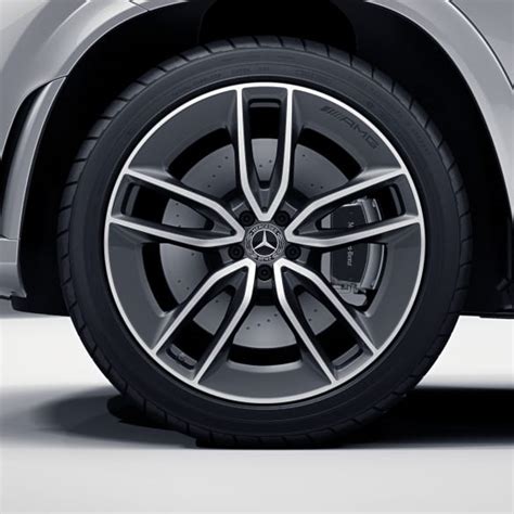 Amg 22 Inch Gle V167 5 Double Spoke Rim Set Tremolit Genuine Mercedes