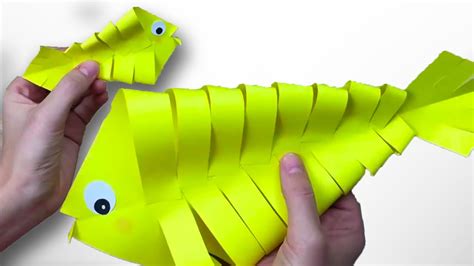 How To Make A Goldfish DIY Paper Goldfish Paper Craft YouTube