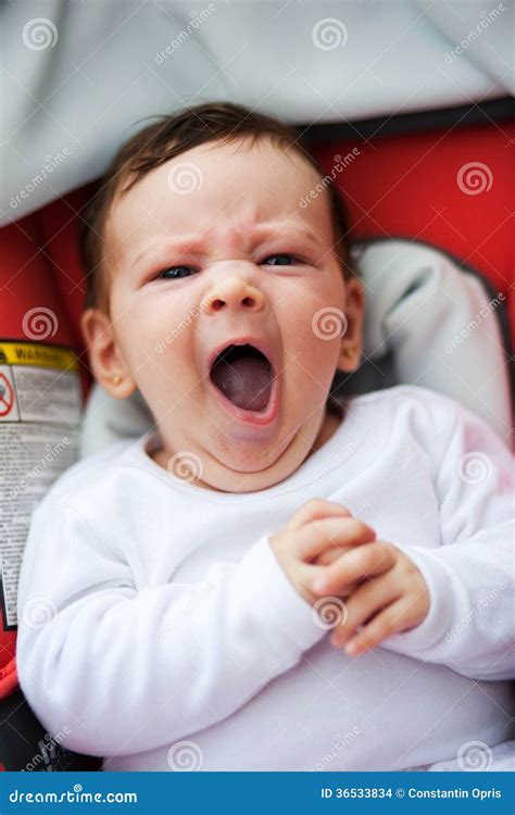 Yawning Baby Stock Images Image 36533834