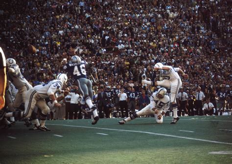 Super Bowl History 50 Years Ago Super Bowl V Ninety Nine Yards