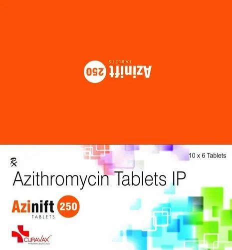 Azithromycin 250 Tablet At Rs 78 Strip Of 6 Tablets Kuldeep Nagar