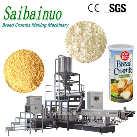 Automatic Industrial Bread Crumbs Production Line China Bread Crumb