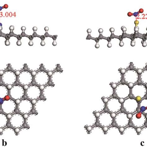 The Optimized Adsorption Structures Of A NO 2 BVHG B NO 2 NVHG