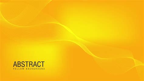 Premium Vector Yellow Abstract Background