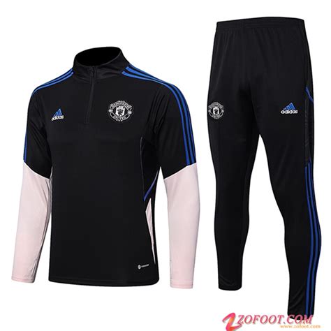 Shopping Ensemble Survetement De Foot Manchester United Noir 2022 2023