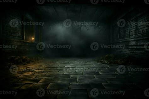 AI generated Eerie Halloween ambiance Dark horror background featuring ...