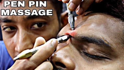 Forehead Massage By Abhijit Barber Relaxation Pin Pen Massage Therapy