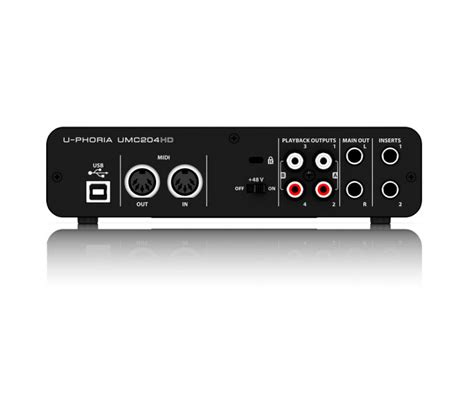 Interfaz De Audio Behringer U Phoria UMC204HD Latin Music