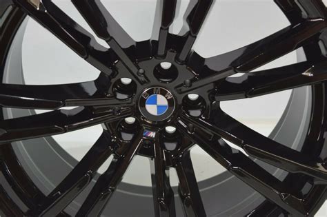 Bmw Oem G90 M5 2018 706m 20″ M Double Spoke Wheels Black Set Of 4