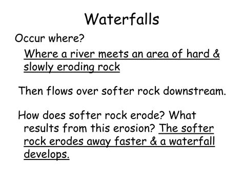 Ppt Water Erosion How Do Processes Involving Water Change Earths