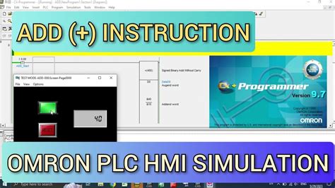 Cx Programmer Add Instruction Omron Plc With Hmi Cx Designer