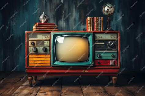 Premium AI Image | old electronic device vintage retro style