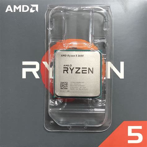 AMD Ryzen 5 2600 R5 2600 3 4 GHz Six Core Twelve Thread CPU Processor