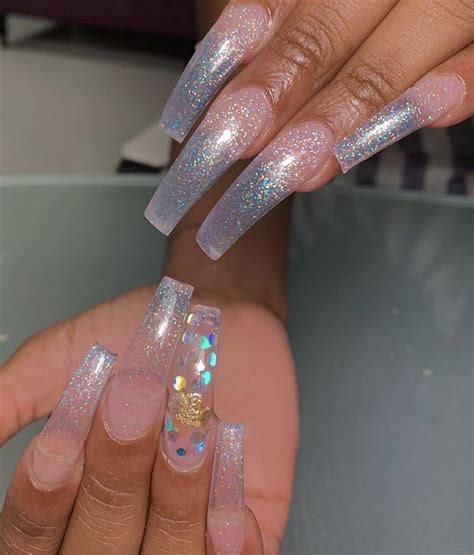 Pinterest Truubeautys Sns Nails Colors Clear Acrylic Nails Best