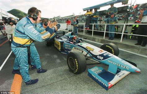 Michael Schumacher Benetton Renault Becomes World Champion For The