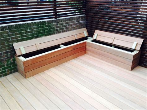 Deck Bench With Storage Decoomo